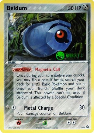 Beldum - 022 (League Promo) [Winner] - League & Championship Cards