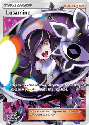 Lusamine (Full Art)/156 - SM  Ultra Prism Holofoil