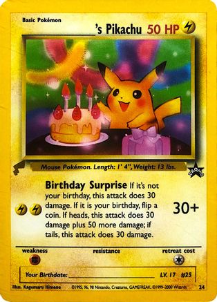 ______'s Pikachu - Pikachu World Collection Promos