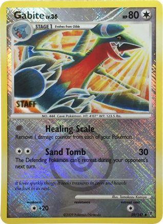Gabite - 59/147 (Championship Promo) [Staff] - League & Championship Cards Reverse Holofoil