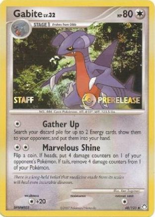 Gabite - 48/123 (Prerelease) [Staff] - Diamond and Pearl Promos