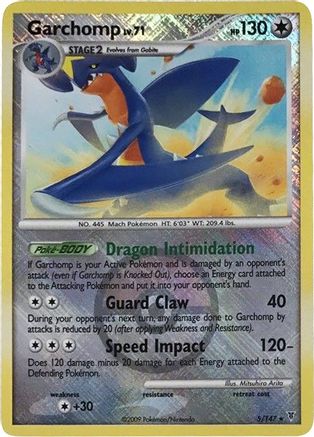 Garchomp - 5/147 (Championship Promo) - League & Championship Cards Reverse Holofoil