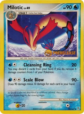 Milotic - 70/147 (Prerelease) - Nintendo Promos