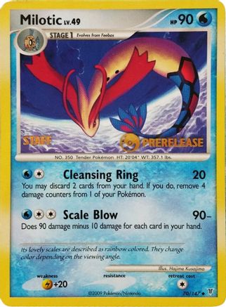 Milotic - 70/147 (Prerelease) [Staff] - Nintendo Promos