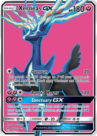 Xerneas GX (Full Art)/131 - SM  Forbidden Light Holofoil
