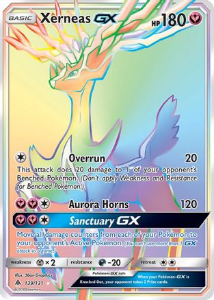 Xerneas GX (Secret)/131 - SM  Forbidden Light Holofoil