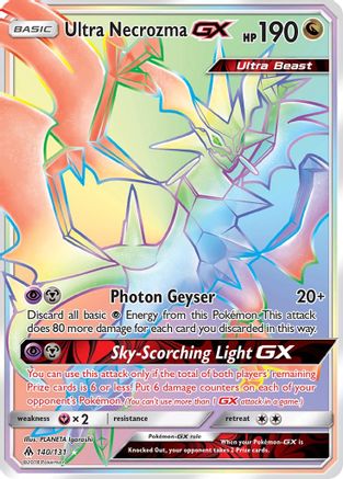 Ultra Necrozma GX (Secret)/131 - SM  Forbidden Light Holofoil