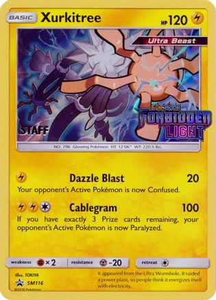 Xurkitree - SM116 (Prerelease) [Staff] - SM Promos Holofoil