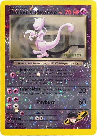 Rocket's Mewtwo - 8 [Winner]/9 - Best of Promos Reverse Holofoil