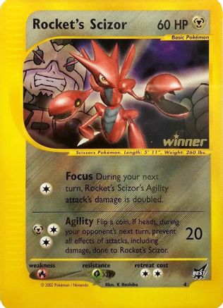 Rocket's Scizor - 4 [Winner] - Best of Promos