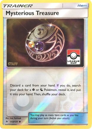 Mysterious Treasure - 113/131 (League Cup) [Staff] - League & Championship Cards Reverse Holofoil