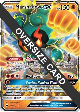 Marshadow GX - 80/147 - Jumbo Cards Holofoil