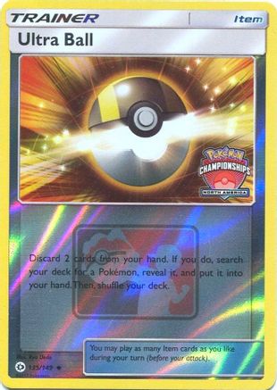 Ultra Ball - 135/149 (North America Championships) - League & Championship Cards Reverse Holofoil