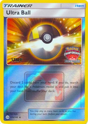 Ultra Ball - 135/149 (North America Championships) [Staff] - League & Championship Cards Reverse Holofoil