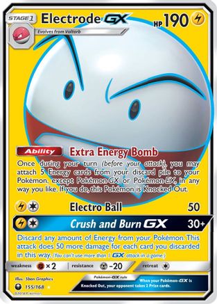 Electrode GX (Full Art)/168 - SM  Celestial Storm Holofoil