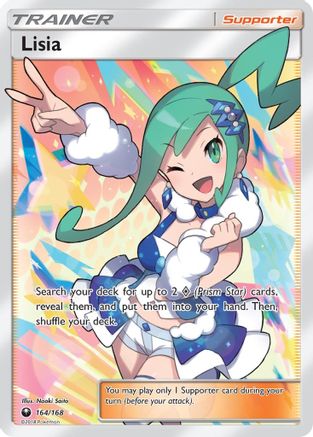 Lisia (Full Art)/168 - SM  Celestial Storm Holofoil