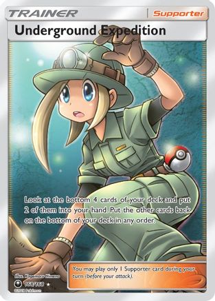 Underground Expedition (Full Art)/168 - SM  Celestial Storm Holofoil