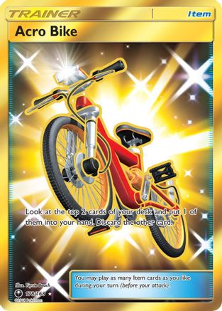 Acro Bike (Secret)/168 - SM  Celestial Storm Holofoil