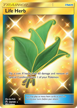 Life Herb (Secret)/168 - SM  Celestial Storm Holofoil