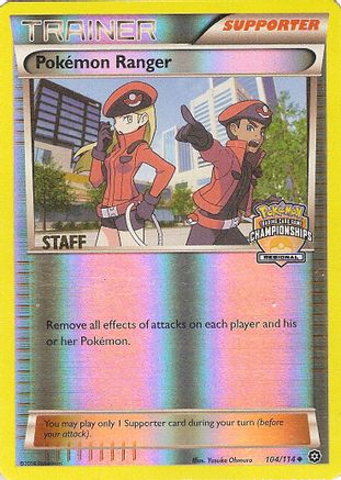 Pokemon Ranger - 104/114 (Regional Championships) [Staff] - League & Championship Cards Reverse Holofoil