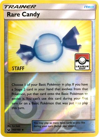 Rare Candy - 142/168 (League Cup) [Staff] - League & Championship Cards Reverse Holofoil