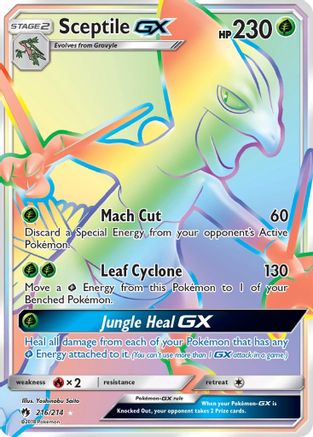 Sceptile GX (Secret)/214 - SM  Lost Thunder Holofoil