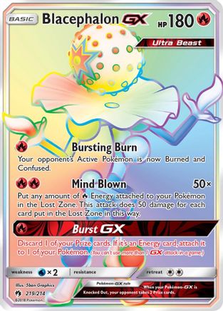 Blacephalon GX (Secret)/214 - SM  Lost Thunder Holofoil