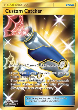Custom Catcher (Secret)/214 - SM  Lost Thunder Holofoil