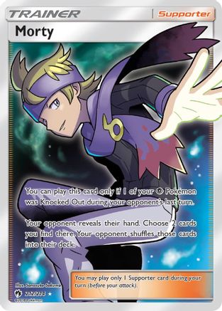Morty (Full Art)/214 - SM  Lost Thunder Holofoil