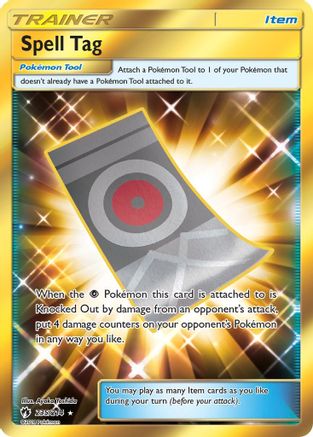 Spell Tag (Secret)/214 - SM  Lost Thunder Holofoil