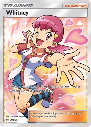 Whitney (Full Art)/214 - SM  Lost Thunder Holofoil