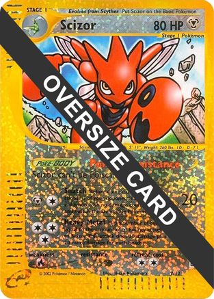 Scizor - 7/12 - Jumbo Cards Reverse Holofoil
