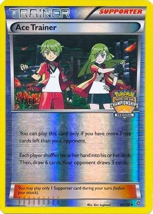 Ace Trainer - 69/98 (Regional Championships) [Staff] - League & Championship Cards Reverse Holofoil