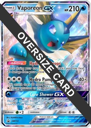 Vaporeon GX - SM172 - Jumbo Cards Holofoil