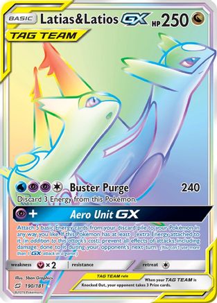 Latias & Latios GX (Secret)/181 - SM  Team Up Holofoil