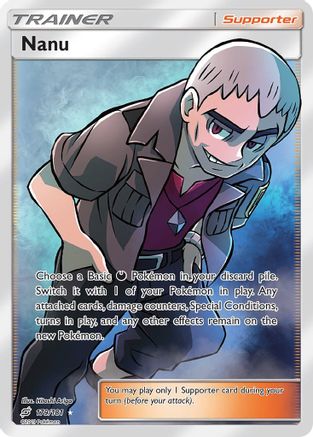 Nanu (Full Art)/181 - SM  Team Up Holofoil