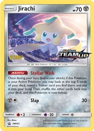 Jirachi - SM161 [Staff] - SM Promos Holofoil