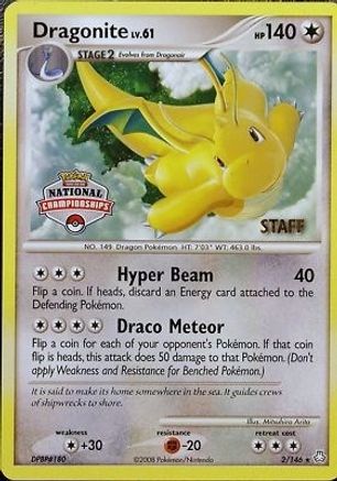 Dragonite - 2/146 (National Championships) [Staff] - League & Championship Cards