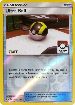 Ultra Ball - 68a/73 (League Cup) [Staff] - League & Championship Cards Reverse Holofoil