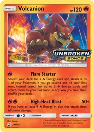 Volcanion - SM179 (Prerelease) [Staff] - SM Promos Holofoil