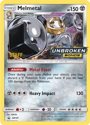 Melmetal - SM181 (Prerelease) [Staff] - SM Promos Holofoil