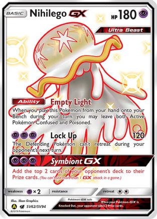 Nihilego GX/94 - Hidden Fates Shiny Vault Holofoil