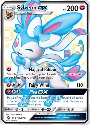 Sylveon GX/94 - Hidden Fates Shiny Vault Holofoil