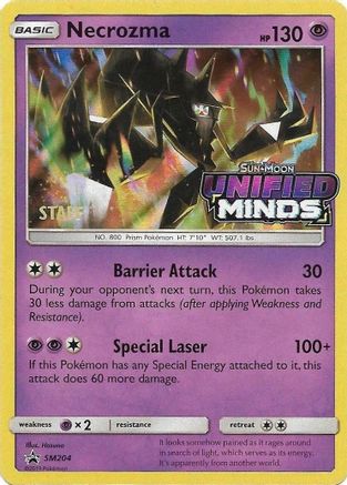 Necrozma - SM204 (Prerelease) [Staff] - SM Promos Holofoil