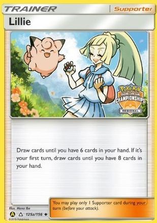 Lillie - 125a/156 (Regional Championships)/156 - League & Championship Cards Reverse Holofoil