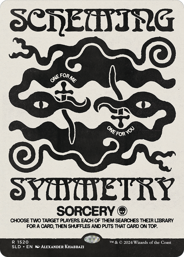 Scheming Symmetry (1520) (SLD-1520) - Secret Lair Drop (Borderless)