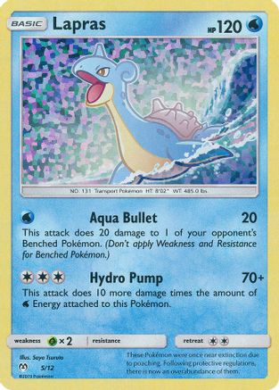 Lapras - 5/12/12 - McDonalds Promos 2019 Holofoil