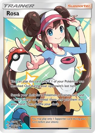 Rosa (Full Art)/236 - SM  Cosmic Eclipse Holofoil