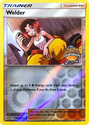 Welder - 189a/214 (Regional Championships) - League & Championship Cards Reverse Holofoil