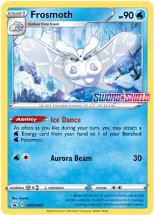 Frosmoth - SWSH007 (Prerelease)/307 - SWSH Sword & Shield Promo Cards Holofoil